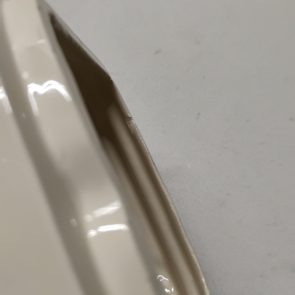 Vintage Valentine Heart Trinket Box Dish With Cherub Angel Ceramic White/Red - Picture 12 of 12